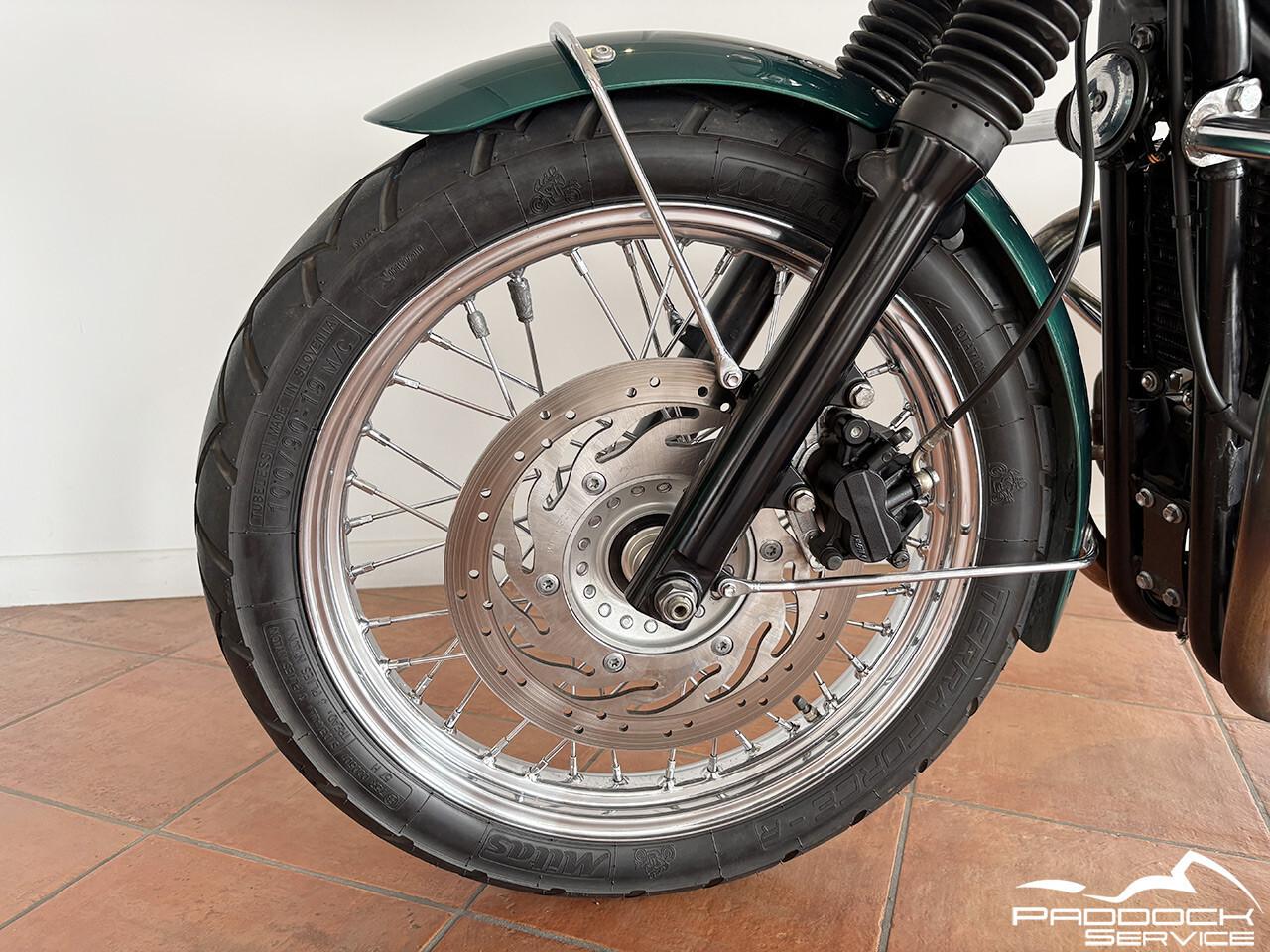 Triumph Bonneville T100 2012 23.120 km Forest green