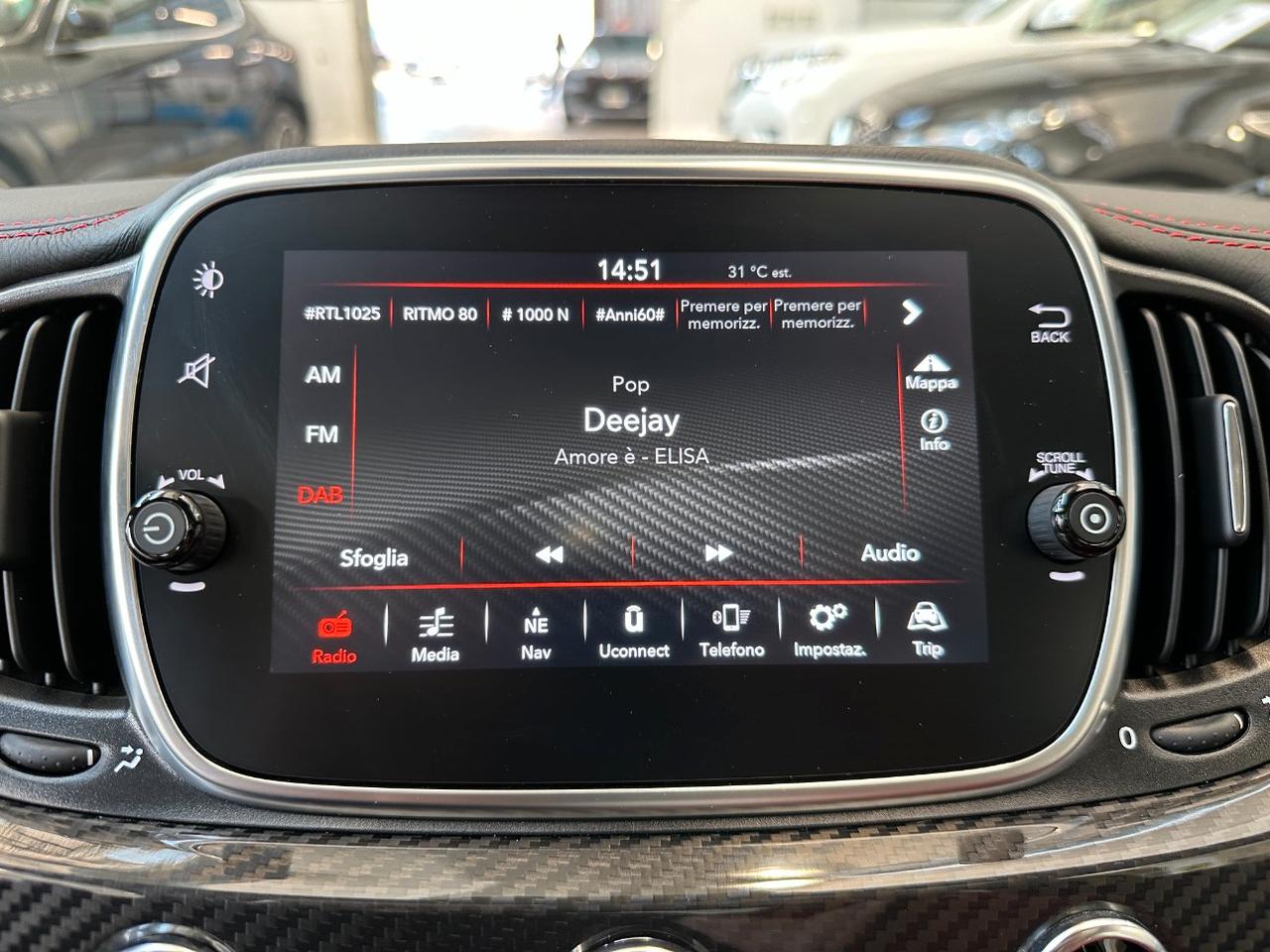 Abarth 595 1.4 t-jet Competizione 180cv auto - Tetto-Carplay-Beats-FULL