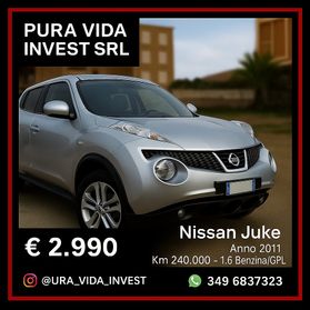 Nissan Juke 1.6 benzina/gpl