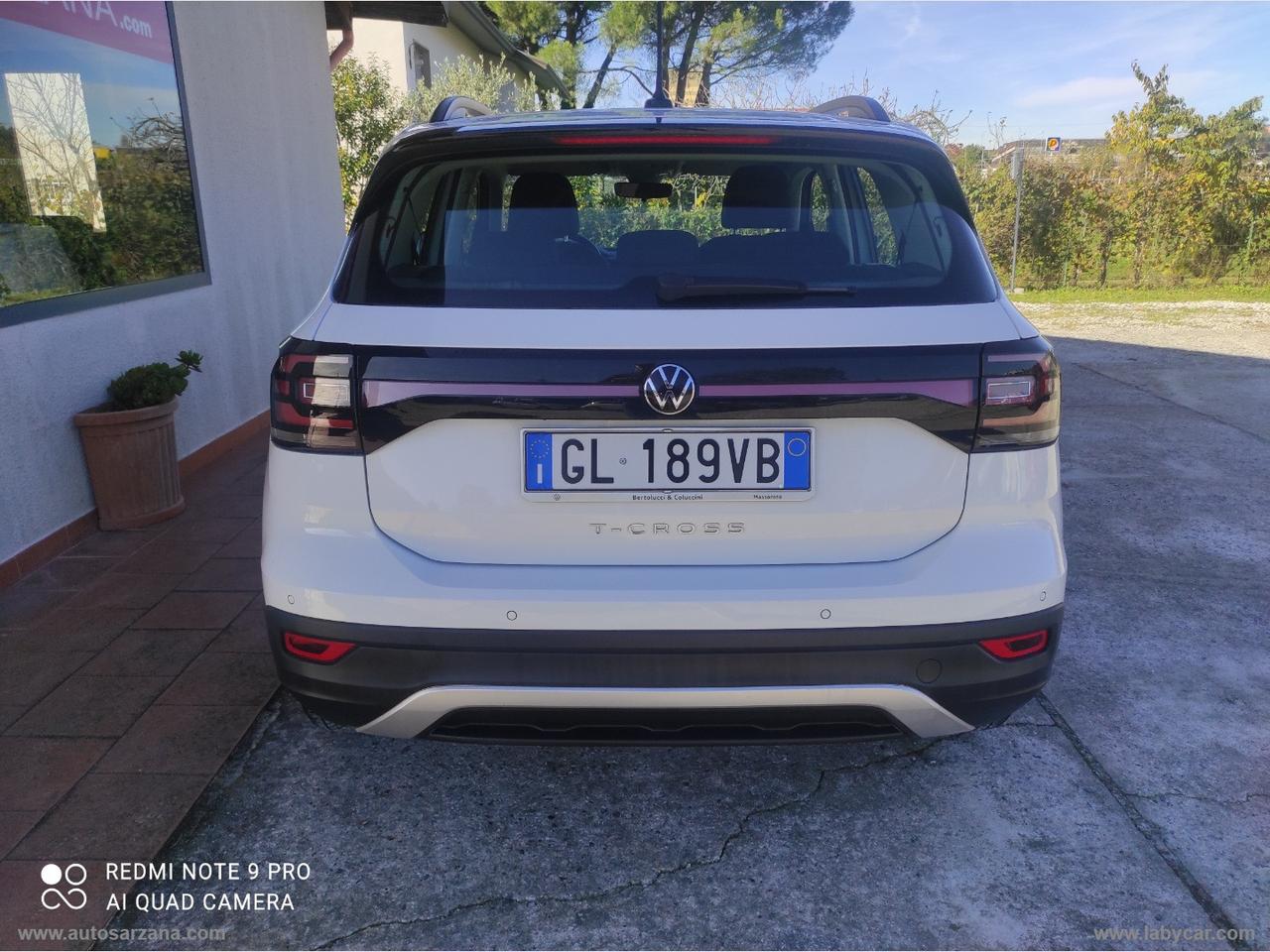 VOLKSWAGEN T-Cross 1.0 TSI Style BMT 3 ANNI GARANZIA -- 15GG SODDISFATTI O RIMBORSATI