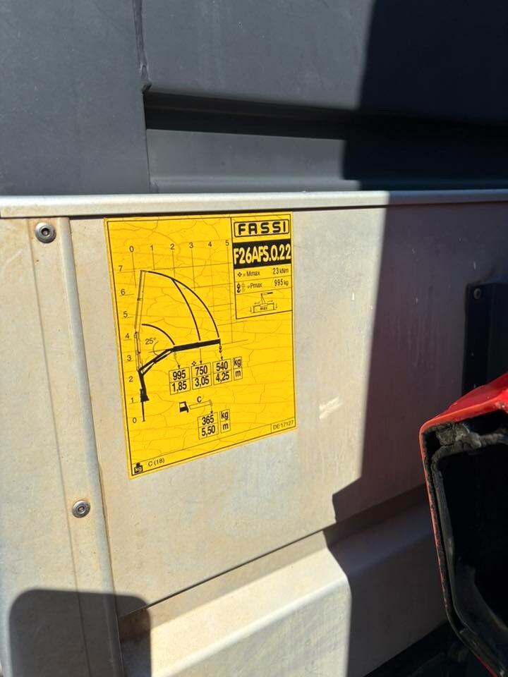 Fiat Ducato Maxi doppia cabina 7 posti gru fassi