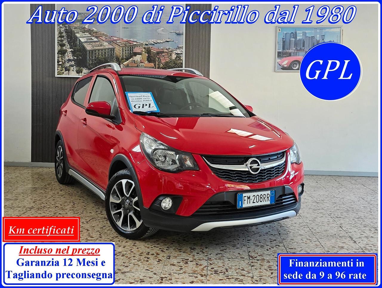 Opel Karl Rocks 1000 GPL di serie Tagliando e Garanzia