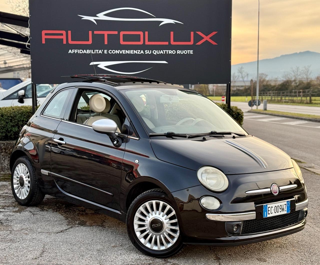 Fiat 500 1.2i Benzina 2010 TETTO APRIBILE