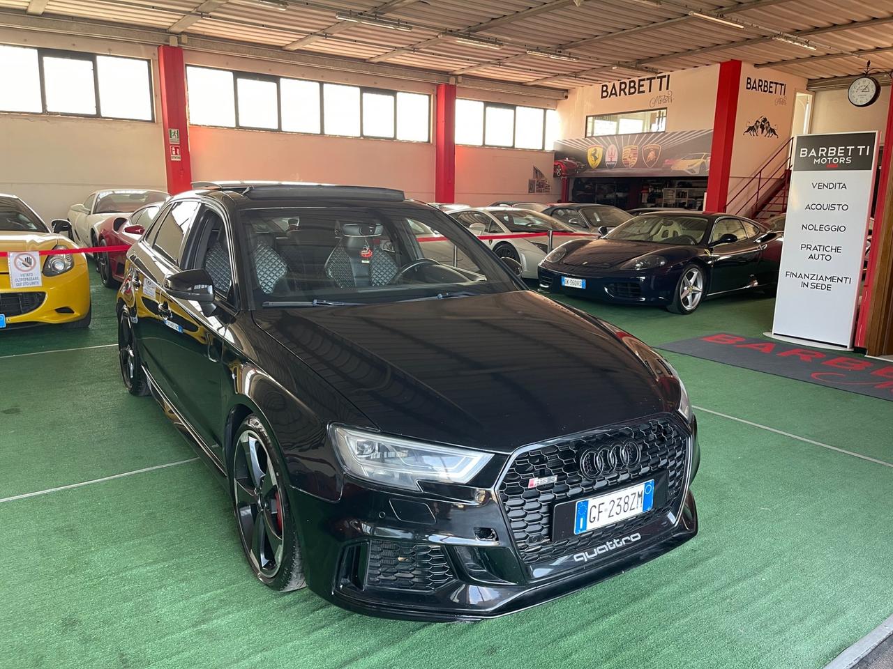 Audi RS3 SPB Quattro Virtual Tetto Scarico PERMUTE RATE