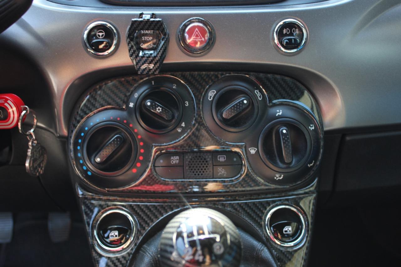 FIAT 500 1.2 69 CV ''LOOK ABARTH 695 TRIBUTO FERRARI INTERNI MISTO PELLE TRAFORATA
