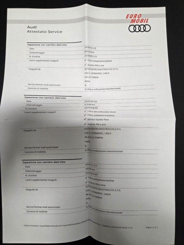 AUDI A3 SPB.2.0 TDI UNICOPROPIETARIO