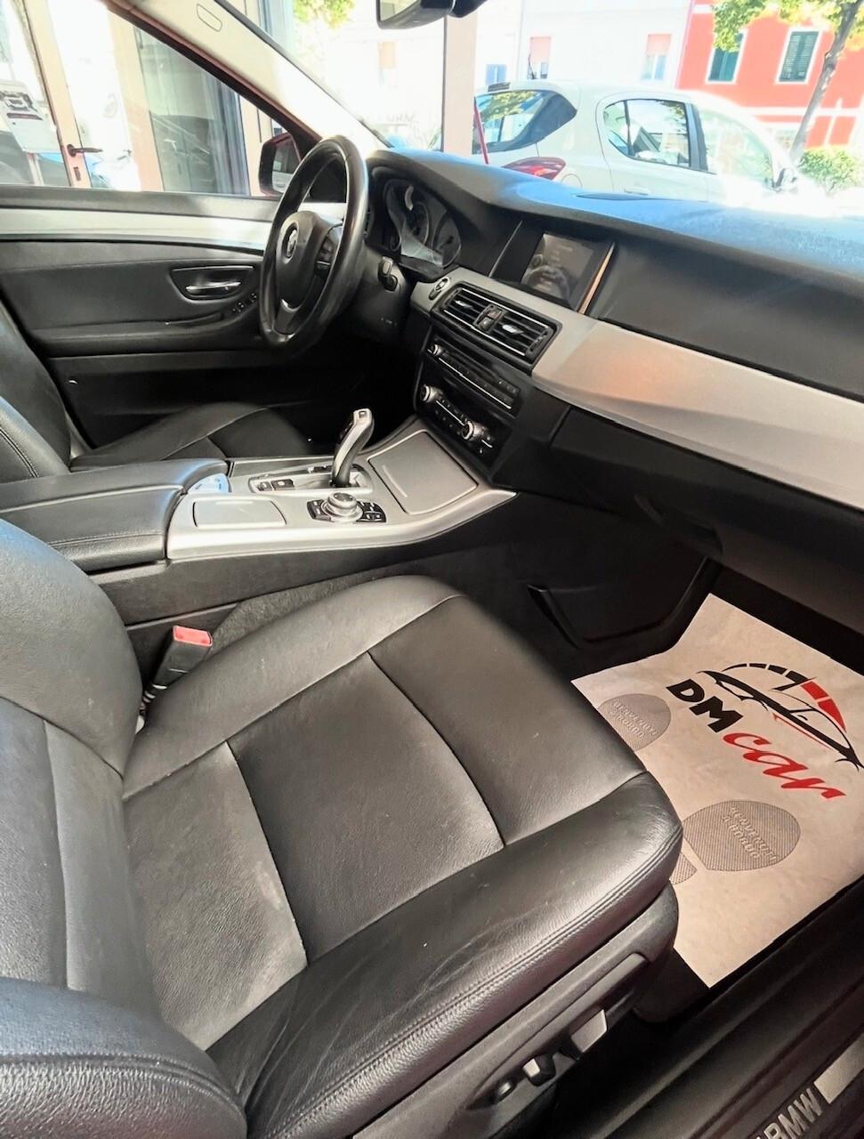 BMW 520 D 184 CV TOURING LUXURY PELLE TOTALE AUTOMATICO NAVI CERCHI SEDILI ANT. A REGOLAZIONE ELETTRICA