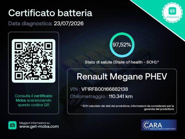 RENAULT Megane Mégane Sporter Plug-in Hybrid E-TECH 160 CV Busine
