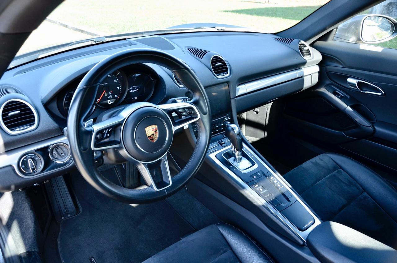 PORSCHE CAYMAN 718 2.0 300cv PDK, ECCELLENTI CONDIZIONI, SERVICE UFF PORSCHE, GRIGIO AGATA, EURO 6B, SCARICO, SOSPENSIONI ADATTIVE, 20", PERMUTE