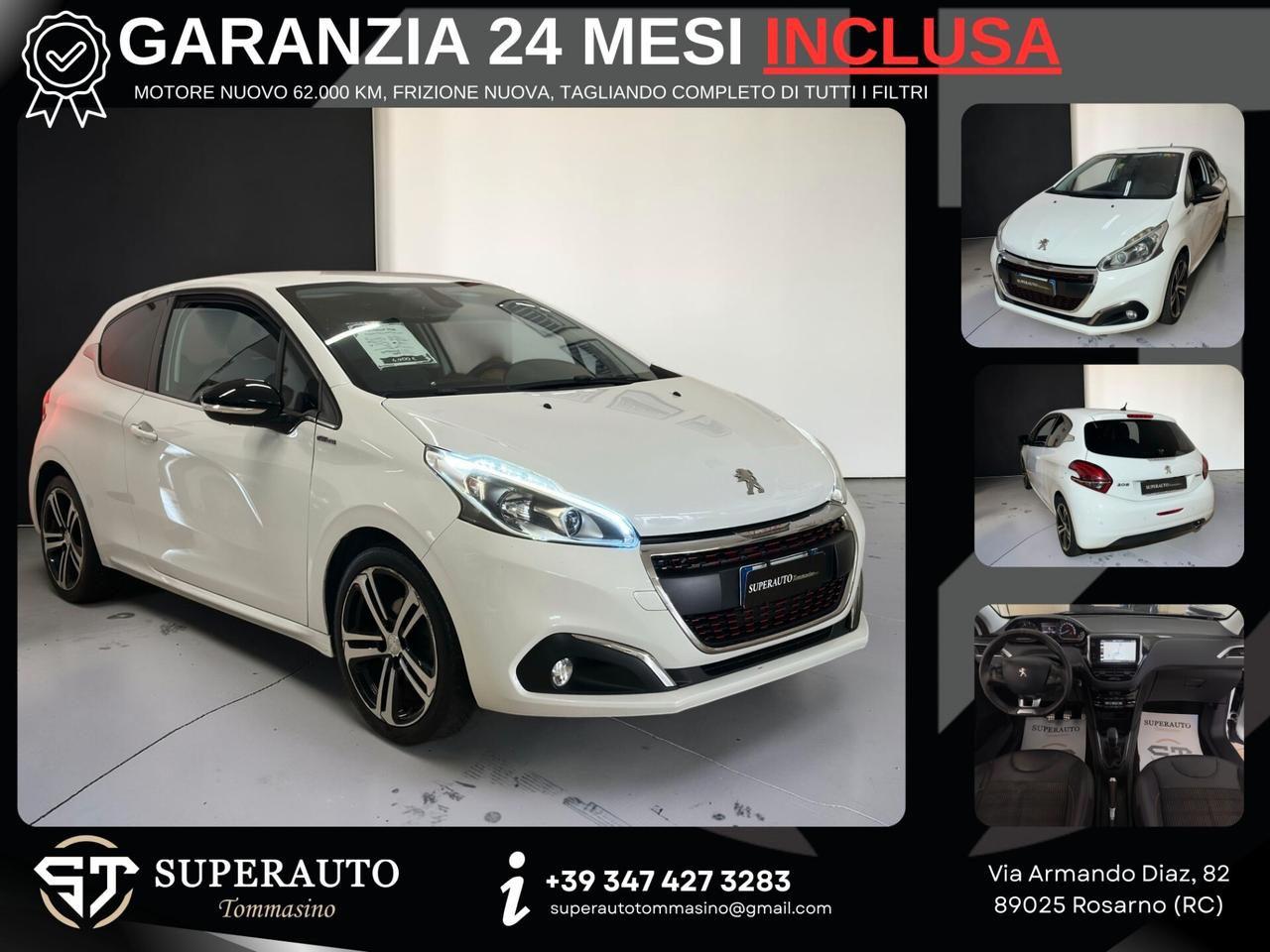 Peugeot 208 BlueHDi 100 cv GT Line GARANTITA