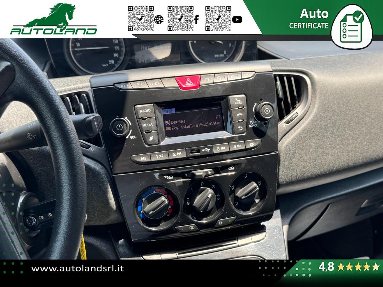 Lancia Ypsilon 1.0 firefly hybrid Silver s&s 70cv
