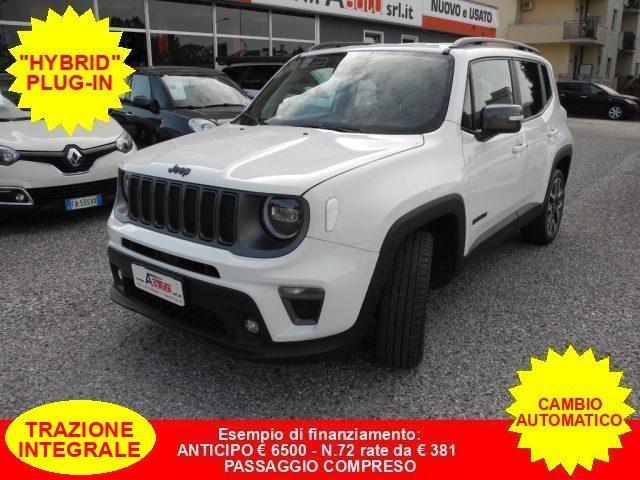 JEEP Renegade 1.3 T4 240cv PHEV 4xe AT6 S -PLUG-IN -UNICO PROPR.