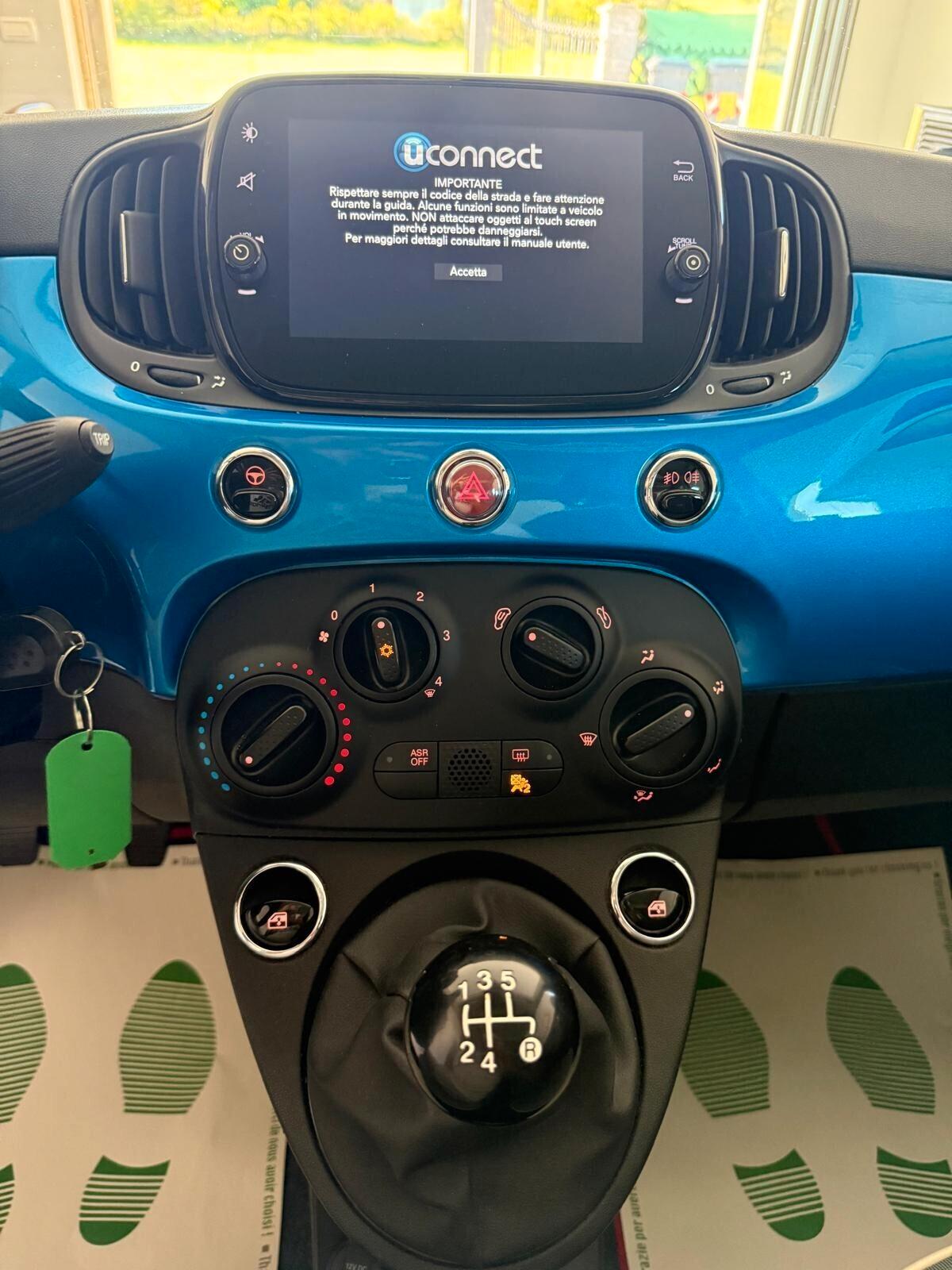 Fiat 500 1.2 EasyPower Mirror DEL 2018 UNICOPROPRIETARIO
