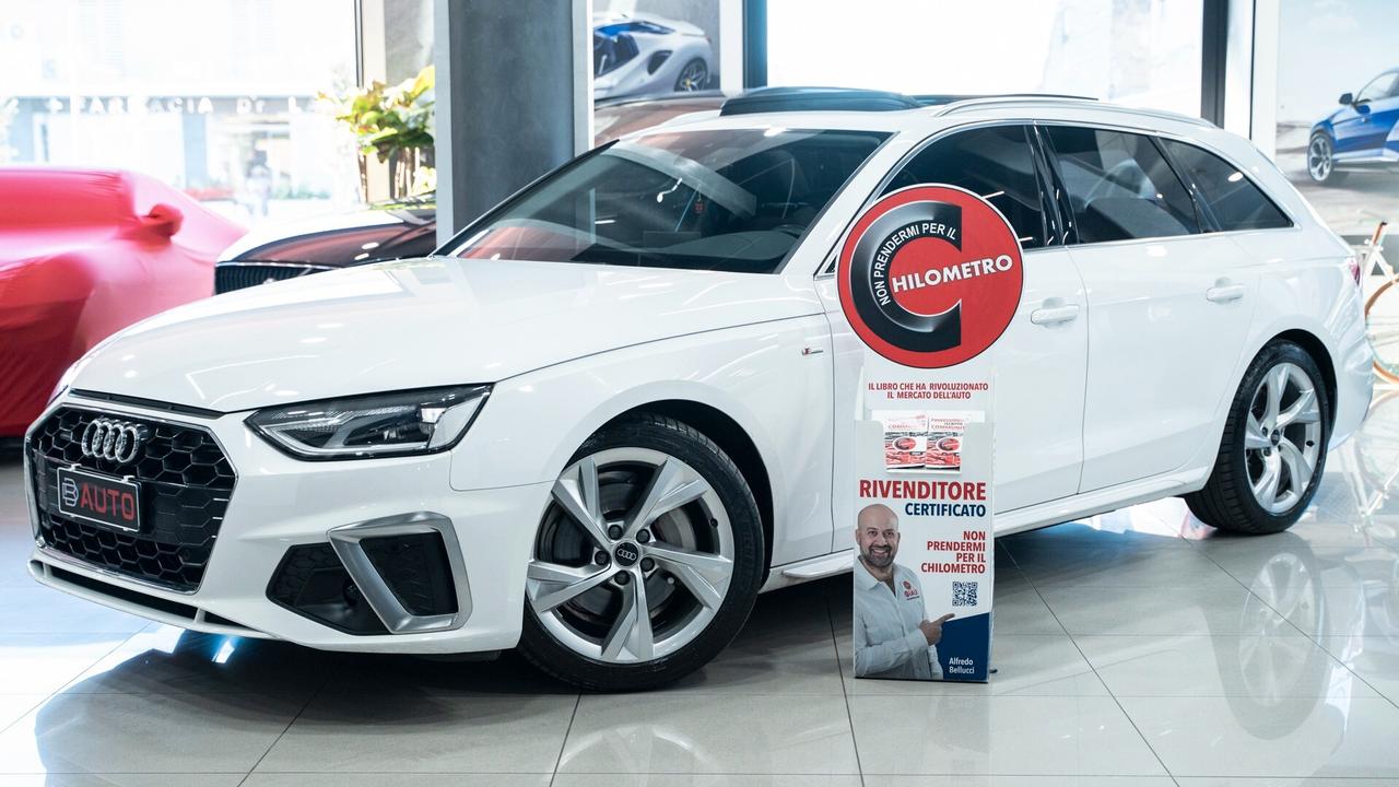 Audi A4 AVANT 40 2.0 TDI S LINE EDITION QUATTRO TRONIC MHEV TETTO VIRTUAL CKT FULL OPTIONAL