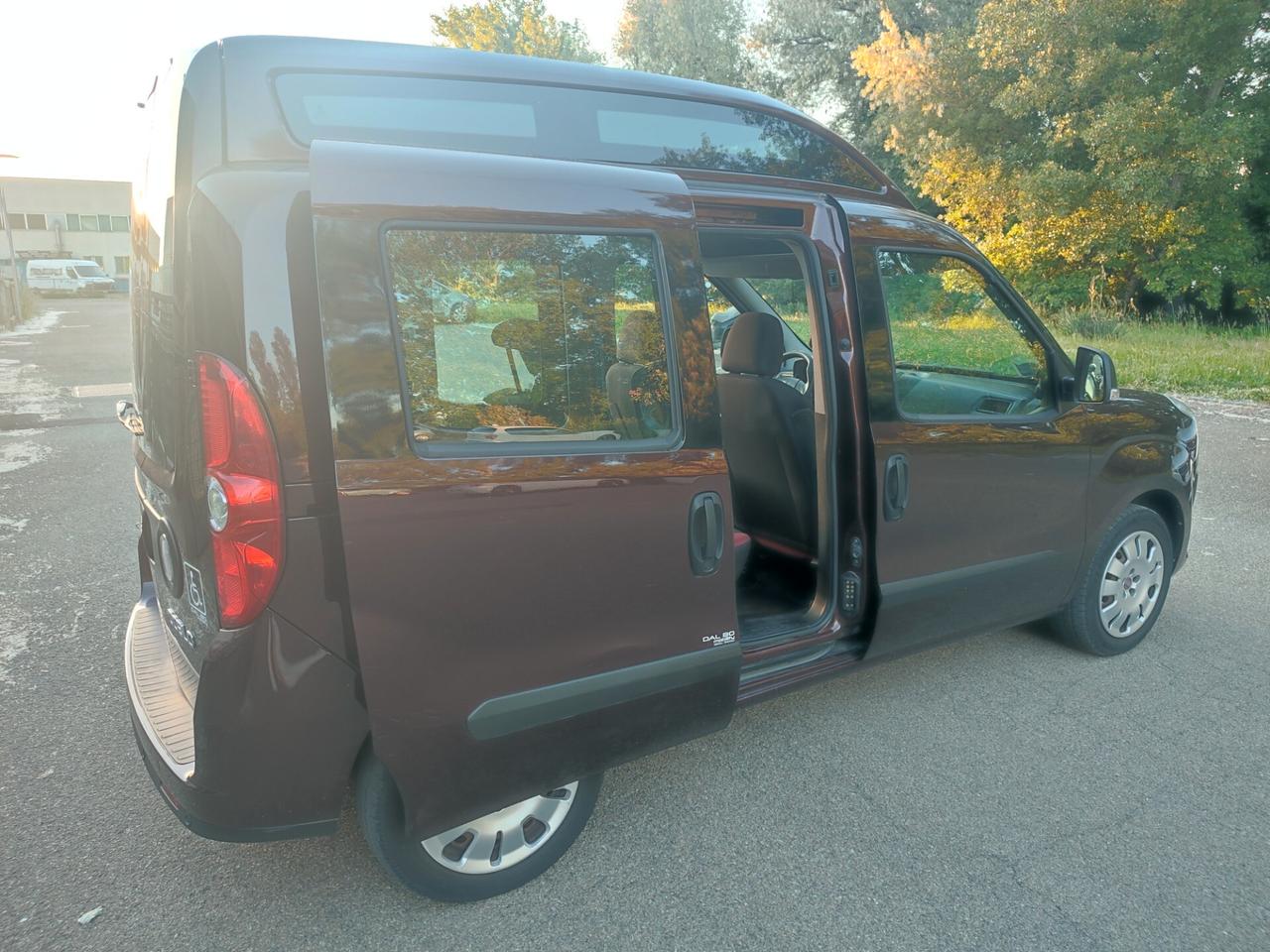 FIAT DOBLO 2012 BENZINA PEDANA DISABILI ELETTRICA TETTO ALTO