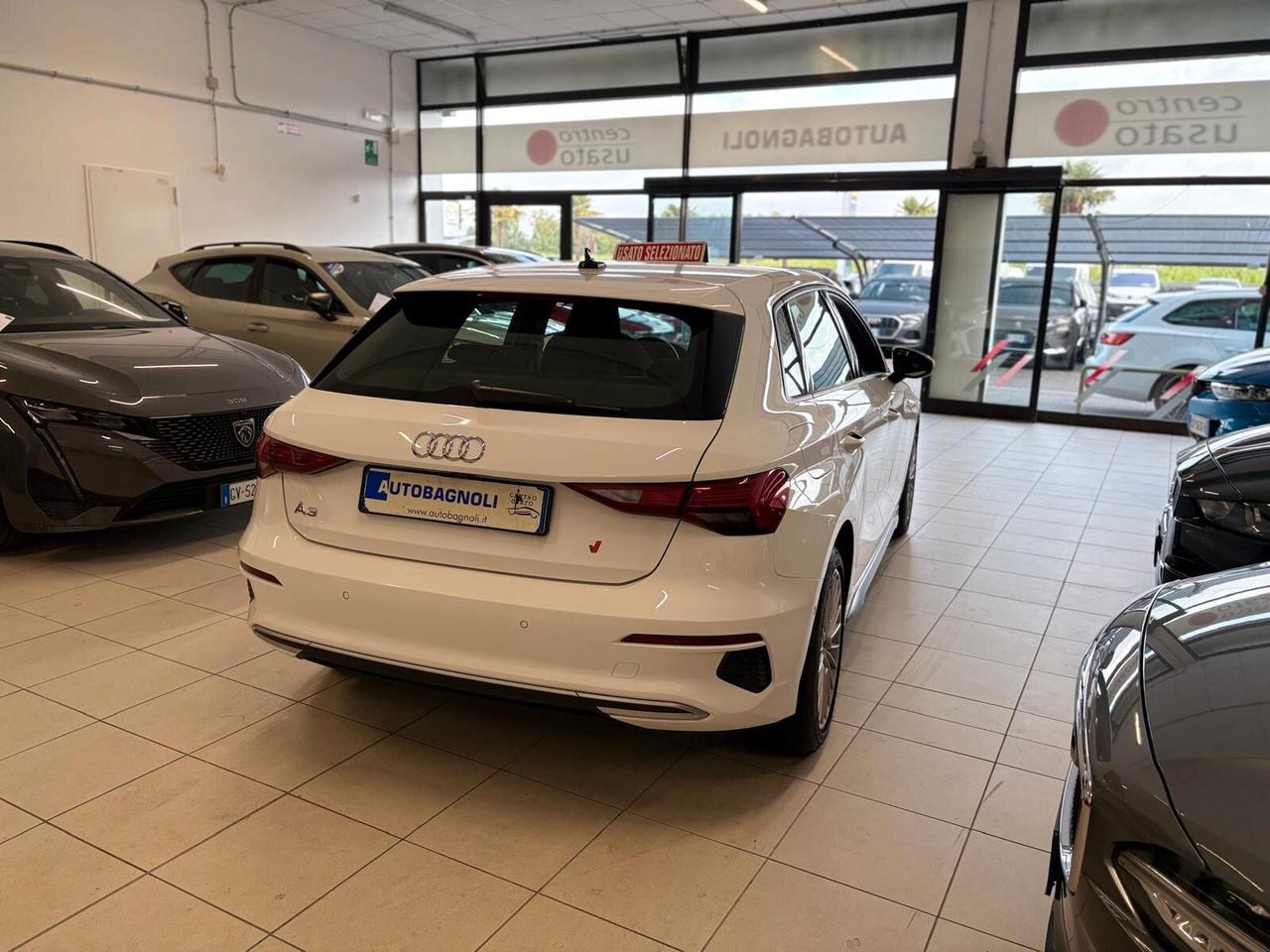 Audi A3 SPB BUSINESS ADVANCED 35 1.5 TFSI 150 CV 6mt S Li