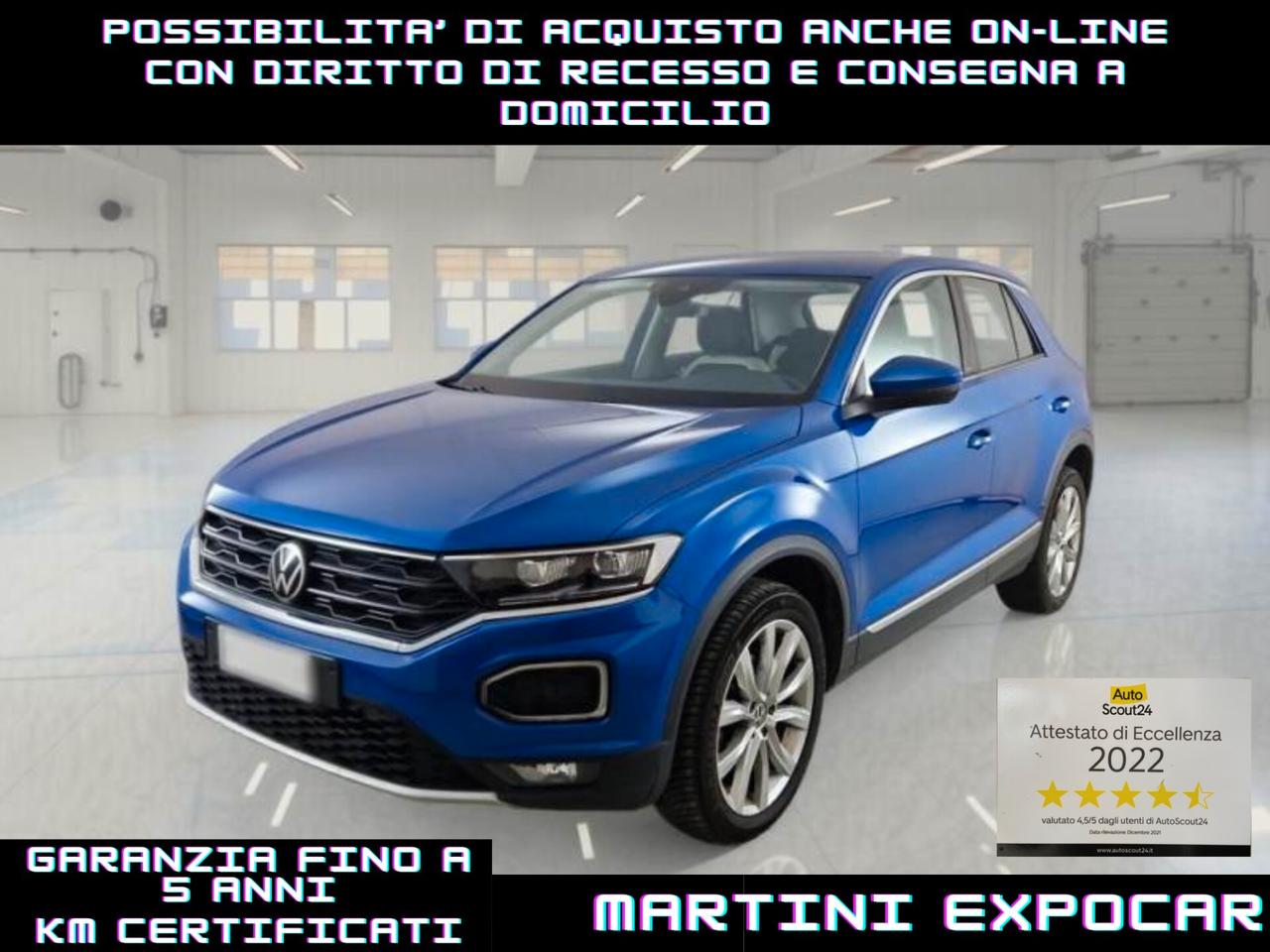 Volkswagen T-Roc 1.5 TSI ACT DSG ADVANCED BMT PREZZO REALE