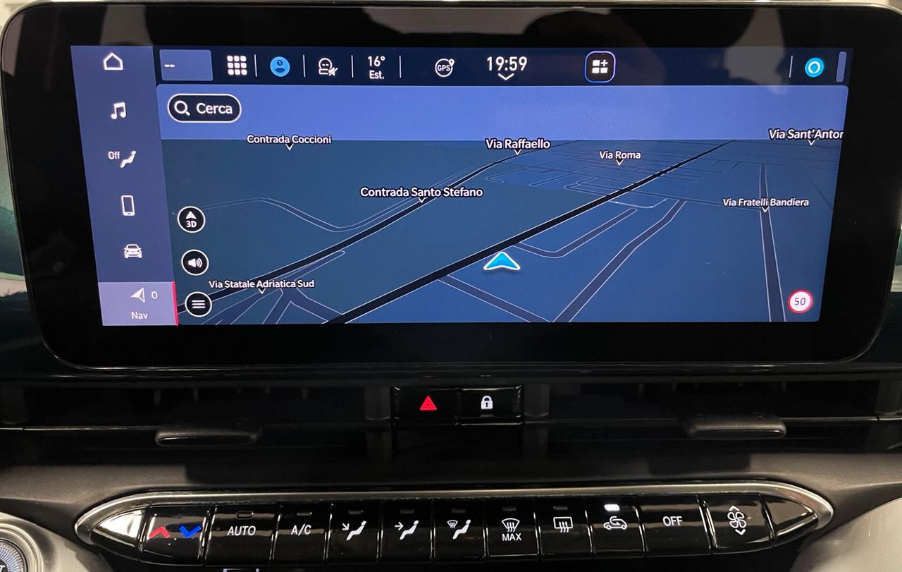 Fiat 500e Icon - Pack style Ocean Blue Metallic