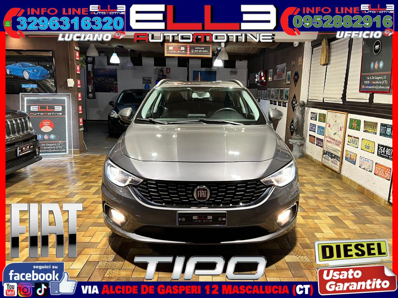 Fiat Tipo 1.6 Mjt S&amp;amp;S SW Lounge