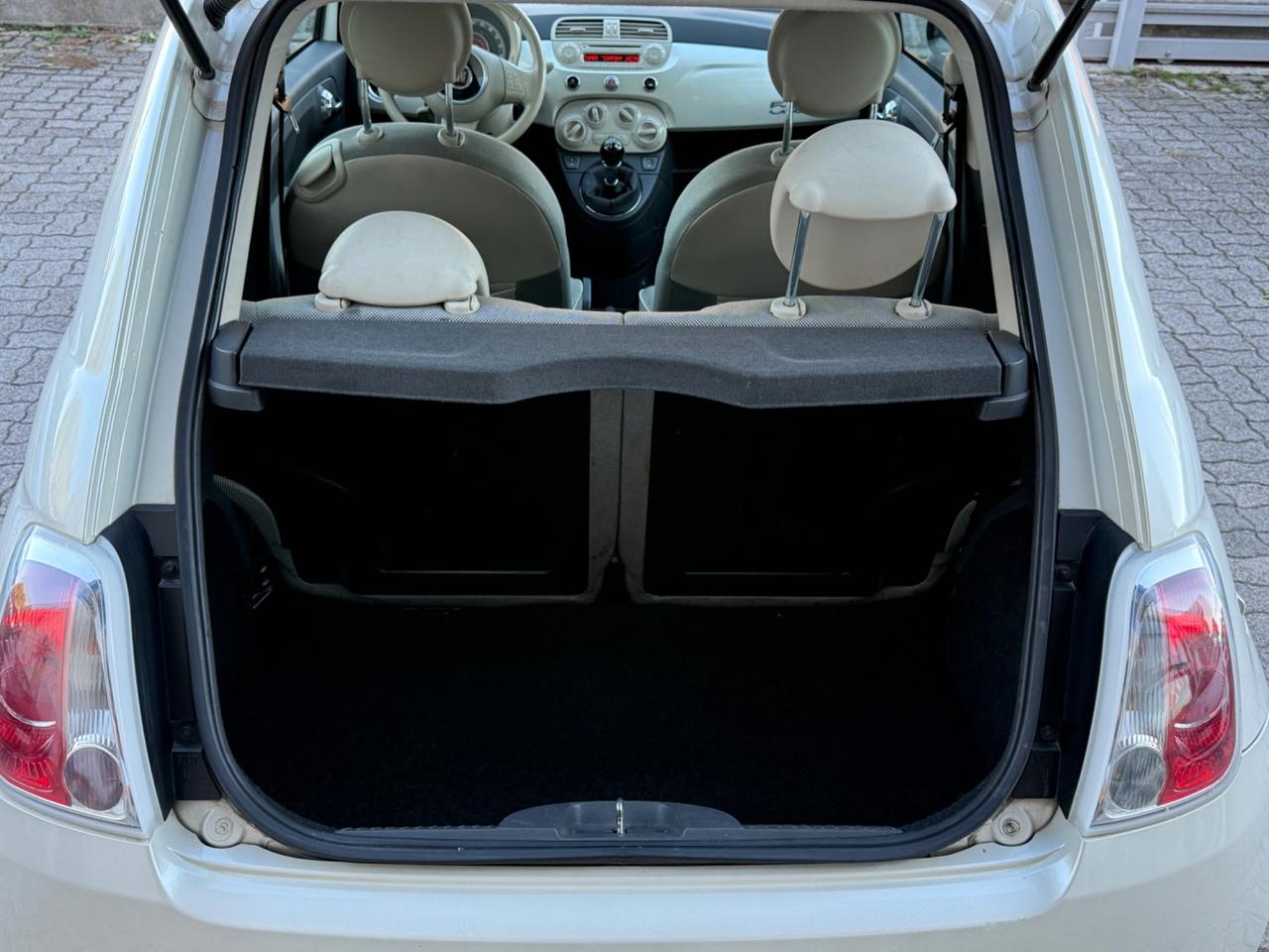 Fiat 500 Bianco speciale cielo panorama 1.2 Lounge
