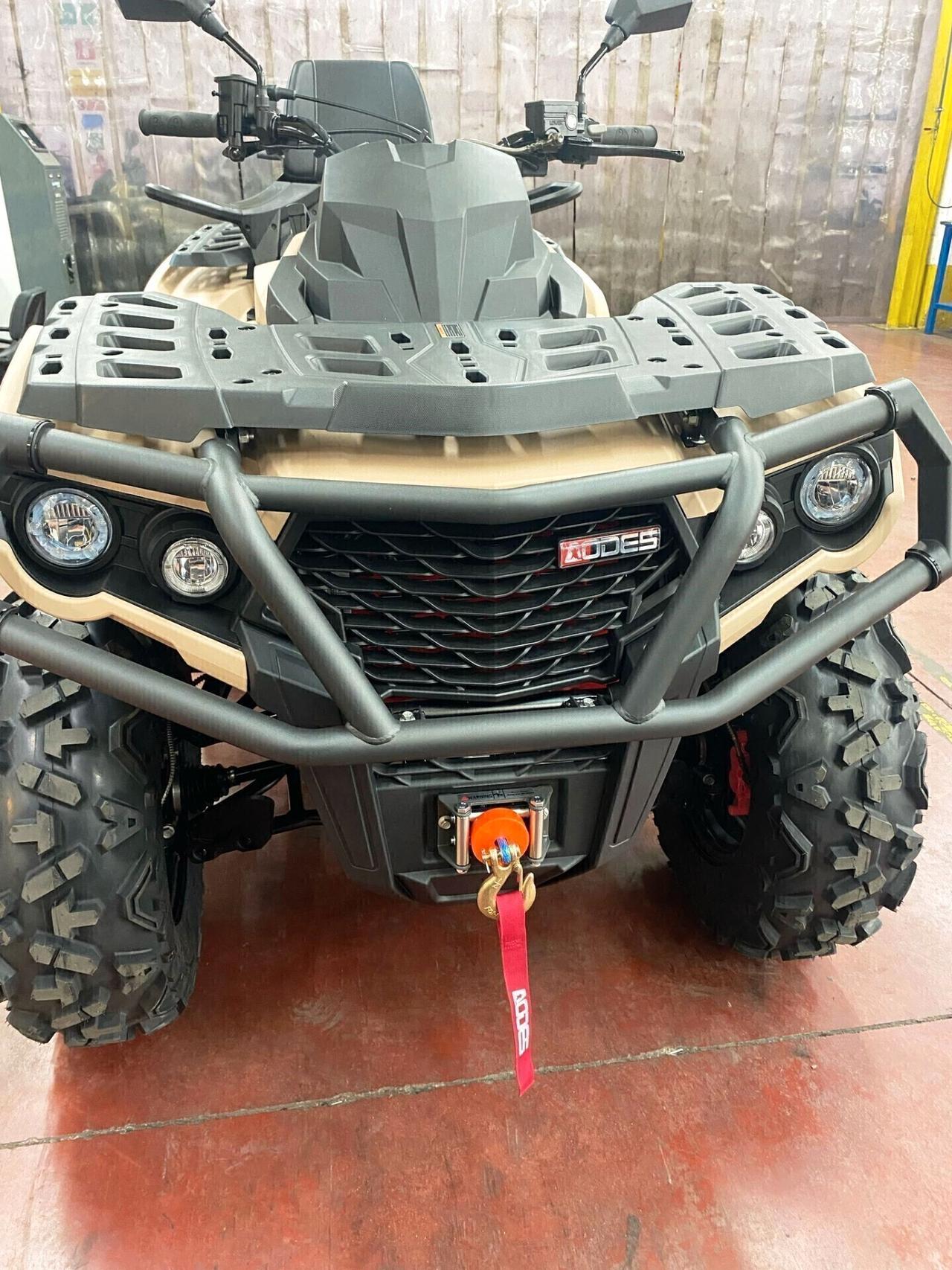 QUAD AODES ODES 850 PATHCROSS TARGA GIALLA