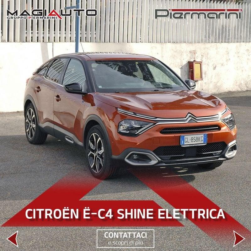 Citroën e-C4 motore elettrico 136 CV Shine