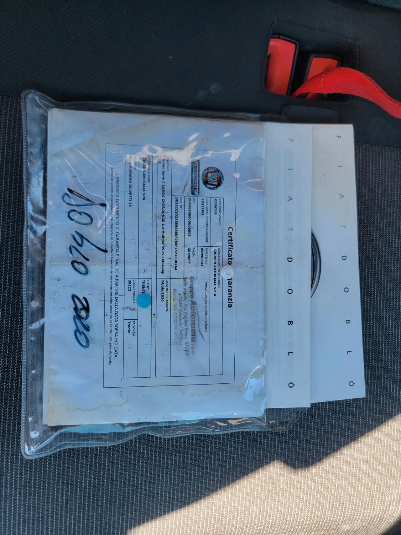 Fiat Doblò 1.3 MJT 3 POSTI Cargo Easy EURO 6