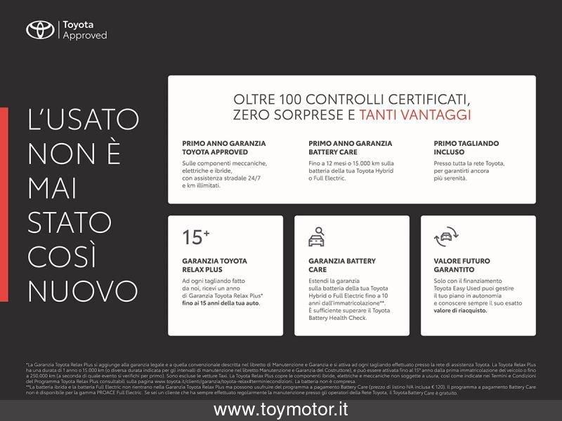 Toyota Yaris 4ª serie 1.5 Hybrid 5 porte Lounge