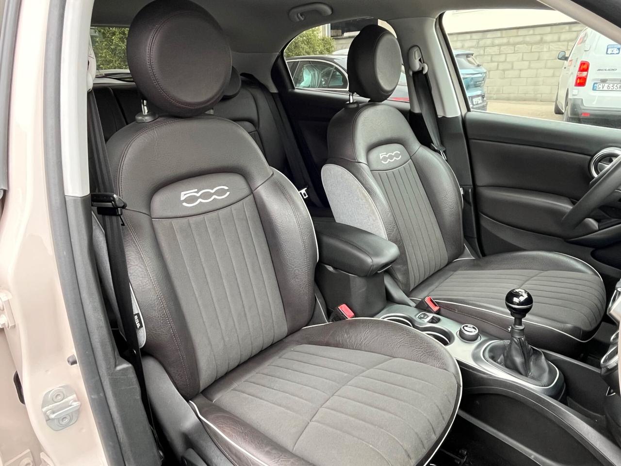 Fiat 500X 1.6 mjt Lounge 120cv XENON/NAVI/PELLE/18; PERFETTA