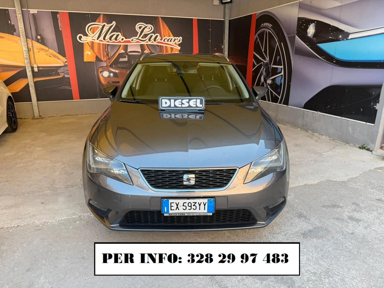 Seat Leon 1.6cc diesel 12 mesi garanzia-2014