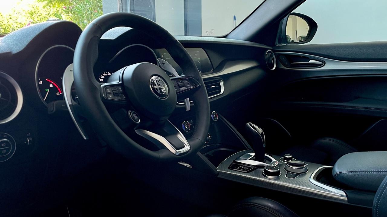 ALFA ROMEO STELVIO 2.2 VELOCE Q4 TURBODIESEL 210CV - VOLANTE E SEDILI IN PELLE RISCALDABILI, FULL LED