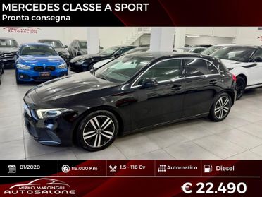 Mercedes classe A Automatic Sport FINANZIABILE