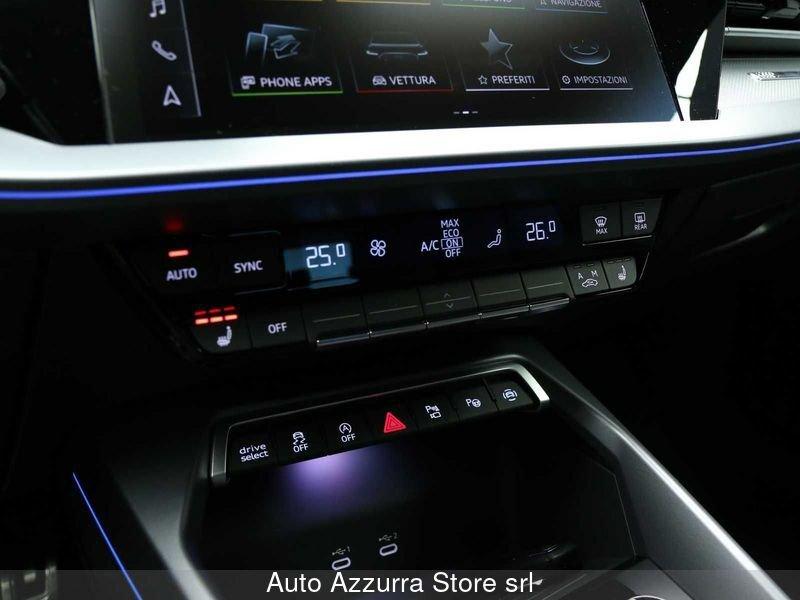 Audi A3 SPB 35 TFSI S line edition 150CV S-tronic *TETTO, 18", MATRIX, PROMO AZZURRA*
