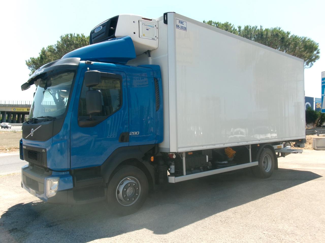 Volvo FL 160Q 280CV EURO 6 FRIGO FRC -20° 06/2028+PEDANA 15 PEDANE EPAL