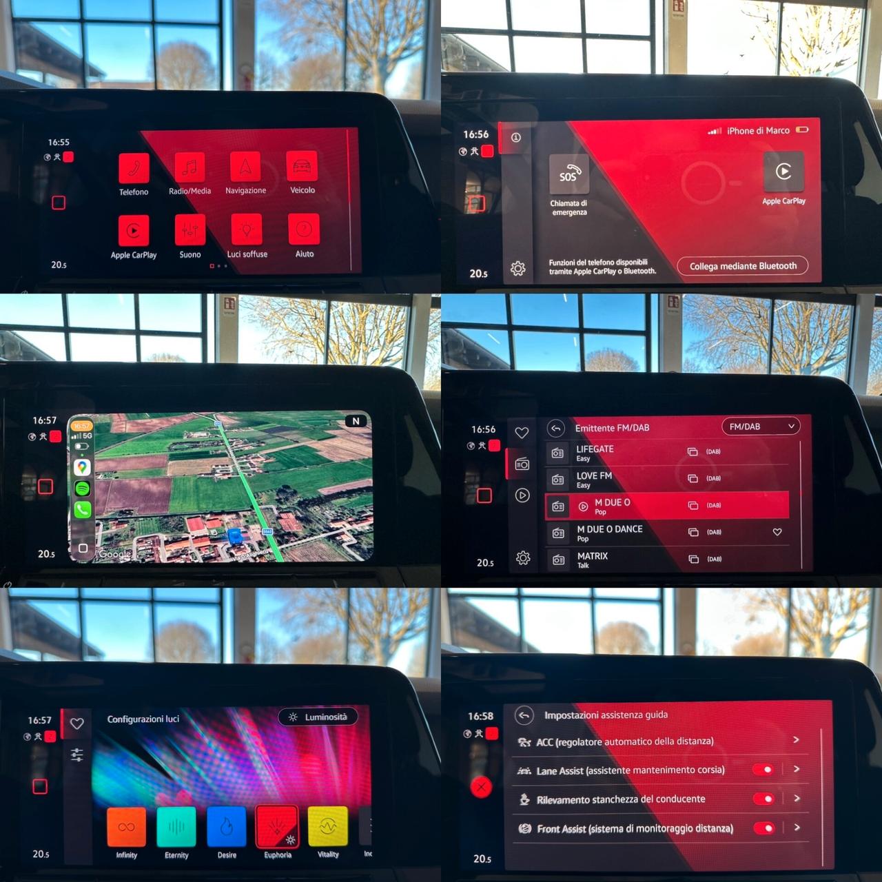 VOLKSWAGEN GOLF 2.0 TDI 115 CV SCR LIFE*CARPLAY*LUCI AMB*LED*