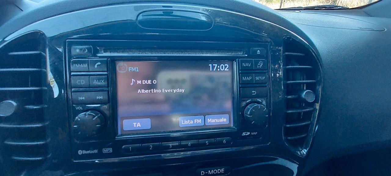 JUKE 1,5 DIESEL 110 CV MINISTRY OF SOUND NAVIGATORE TELEFONO LEGA RETOCAMERA IMPECCABILE