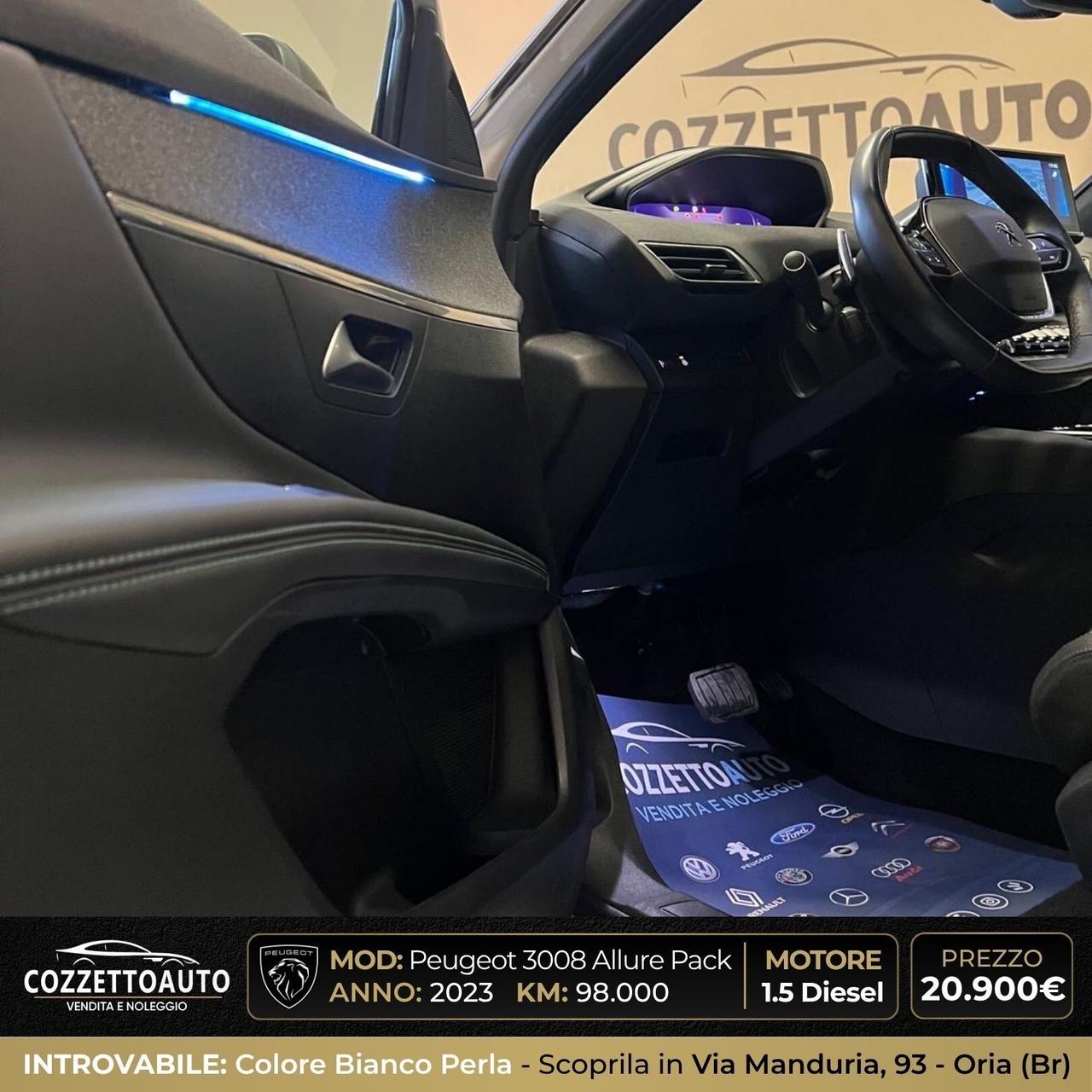 Peugeot 3008 Bianco Perla EAT8 Allure Pack