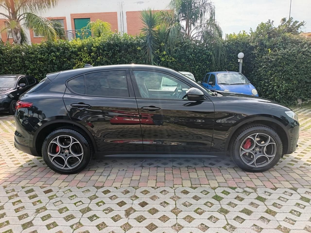 Alfa Romeo Stelvio 2.2 Turbodiesel 210 CV AT8 Q4 Executive palette al volante