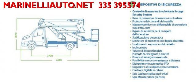 IVECO Daily PIATTAFORMA AEREA SOCAGE 20 M. INDUSTRIA 4.0