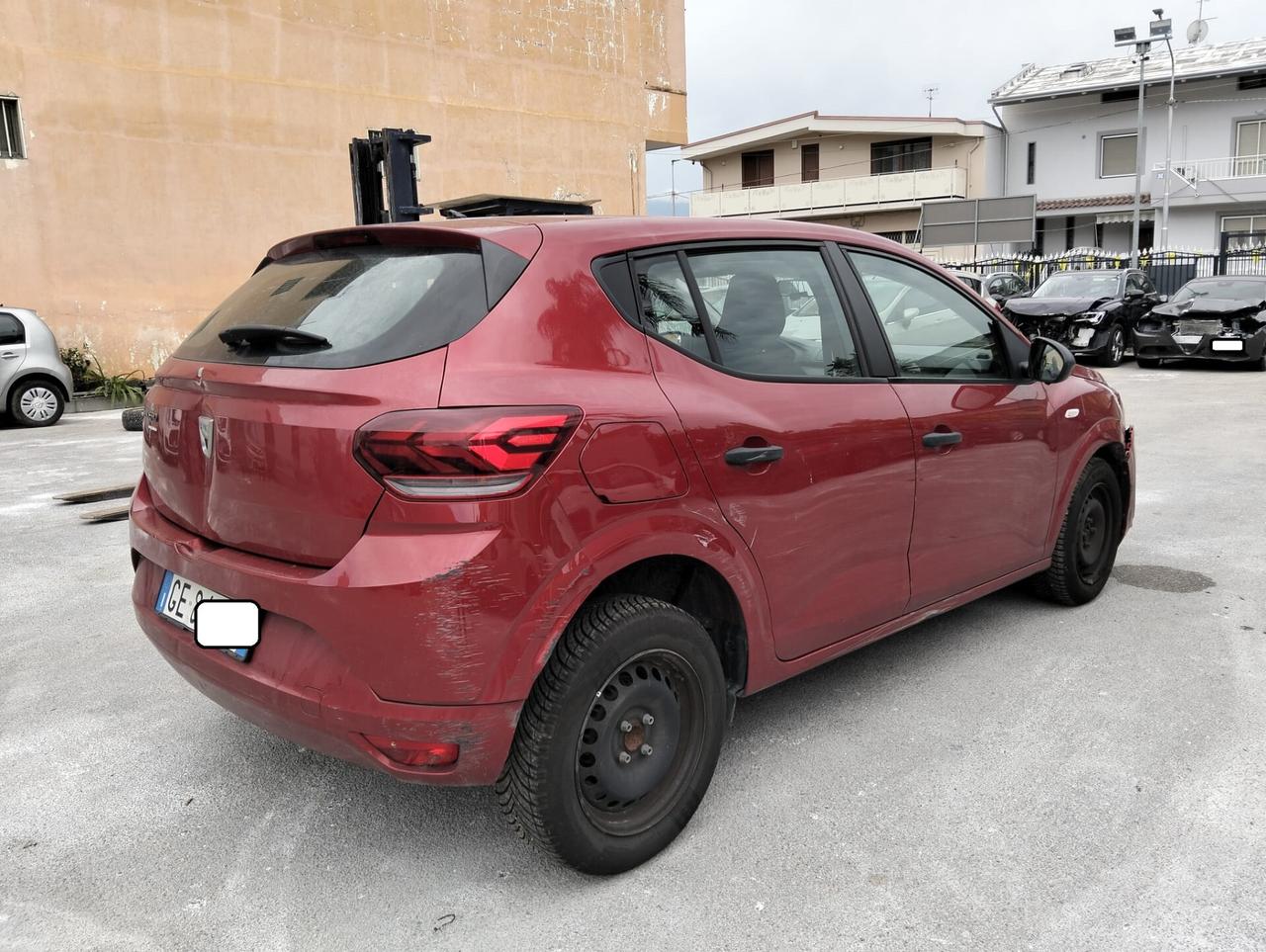 Dacia Sandero Streetway 1.0 Benz. 2021 SINISTRATA