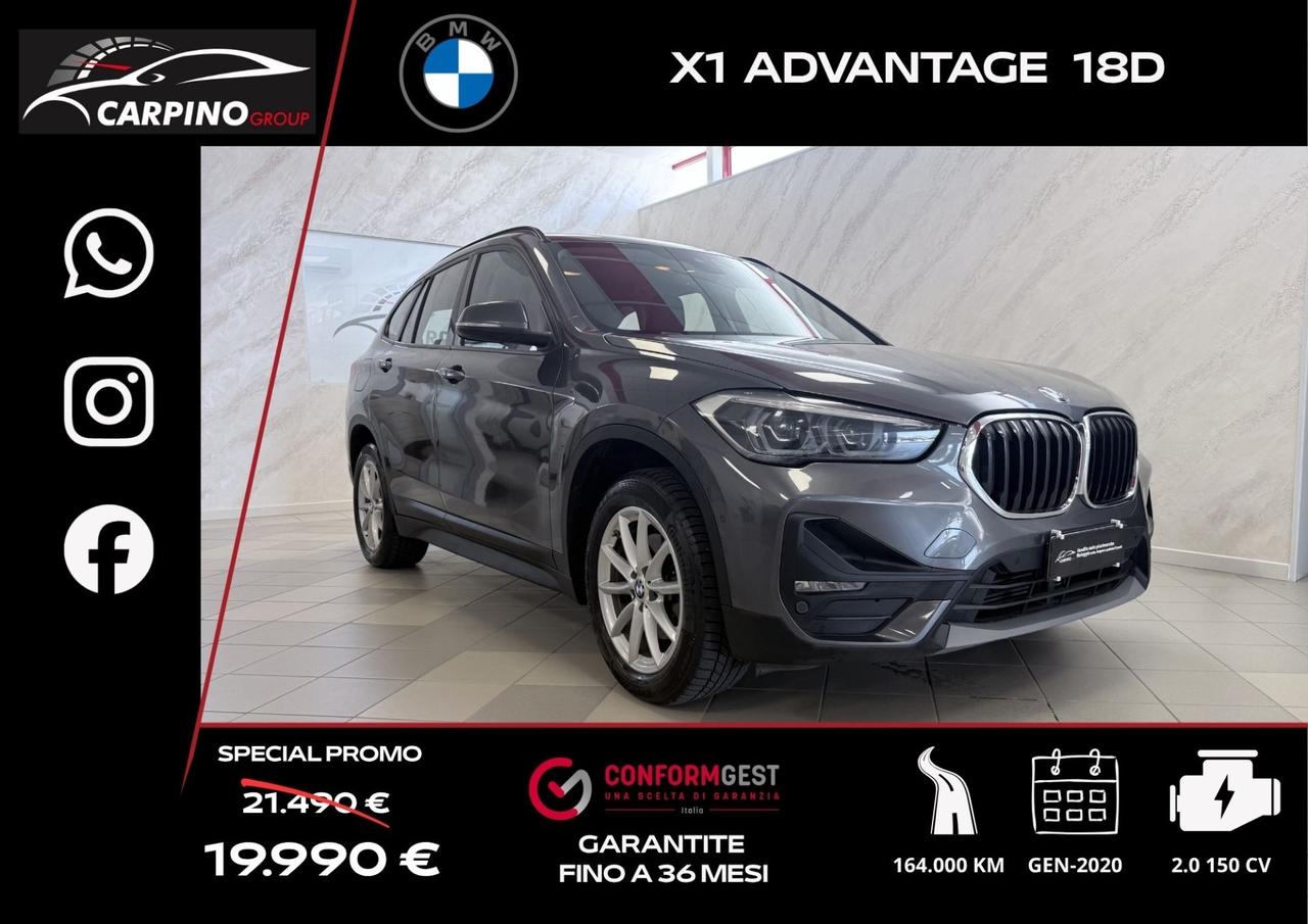 Bmw X1 sDrive18d Business Advantage