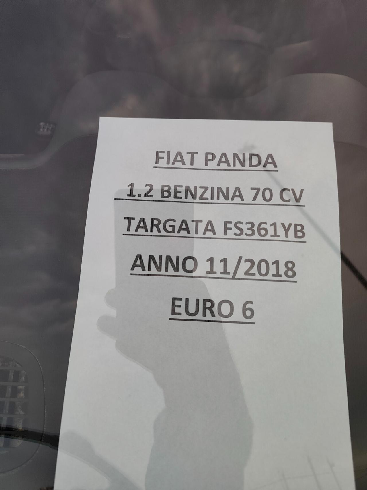 Fiat Panda 1.2 BENZINA GARANZIA 12 MESI