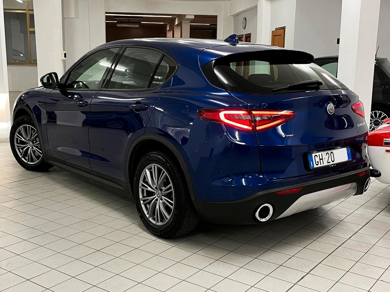 Alfa Romeo Stelvio 2.2 TD 190 CV BUSINESS RETROCAMERA RUOTINO SENSORI ANTERIORI E POSTERIORI