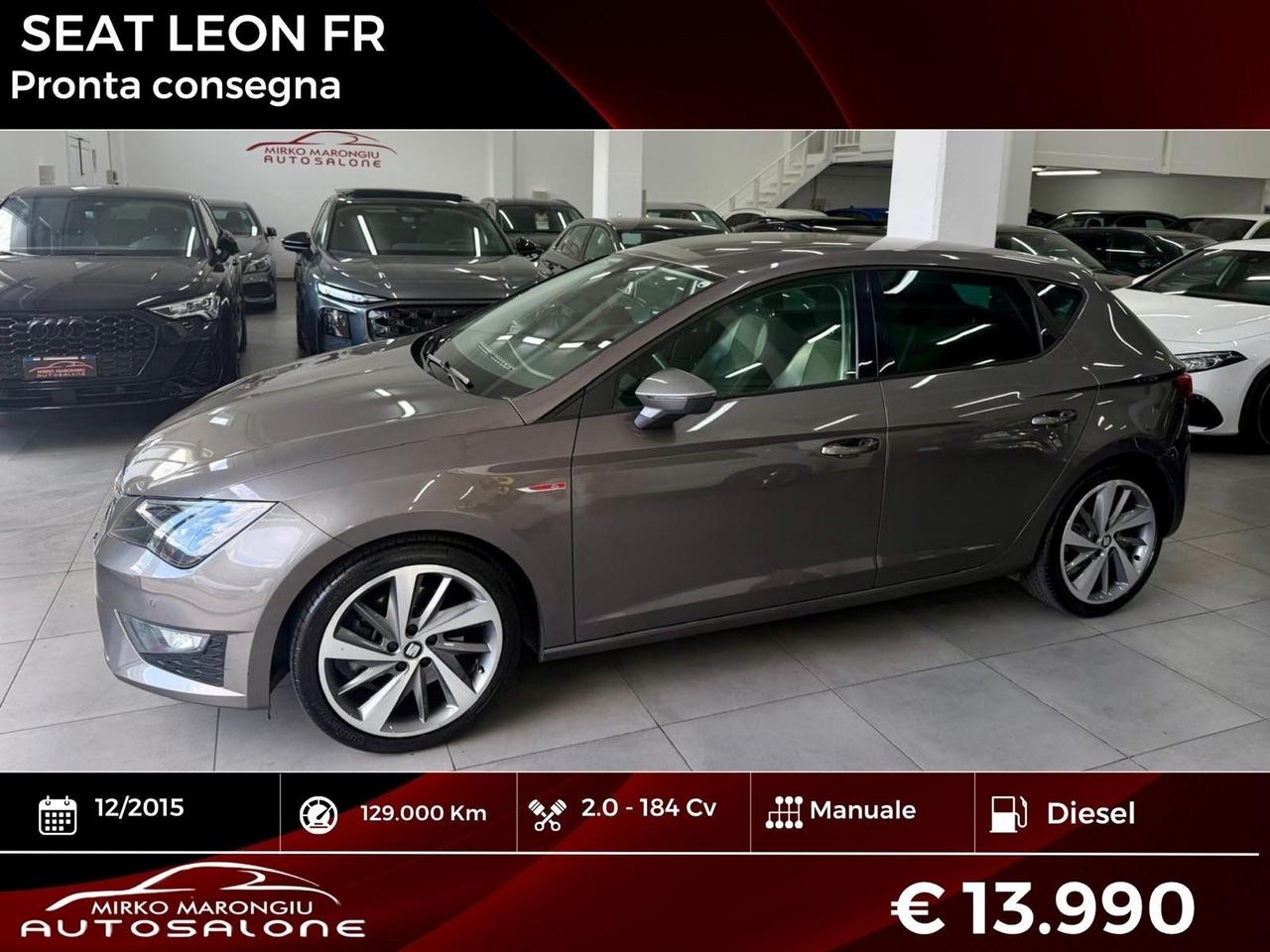 Seat Leon 2.0 TDI 184 CV ST FR FINANZIABILE