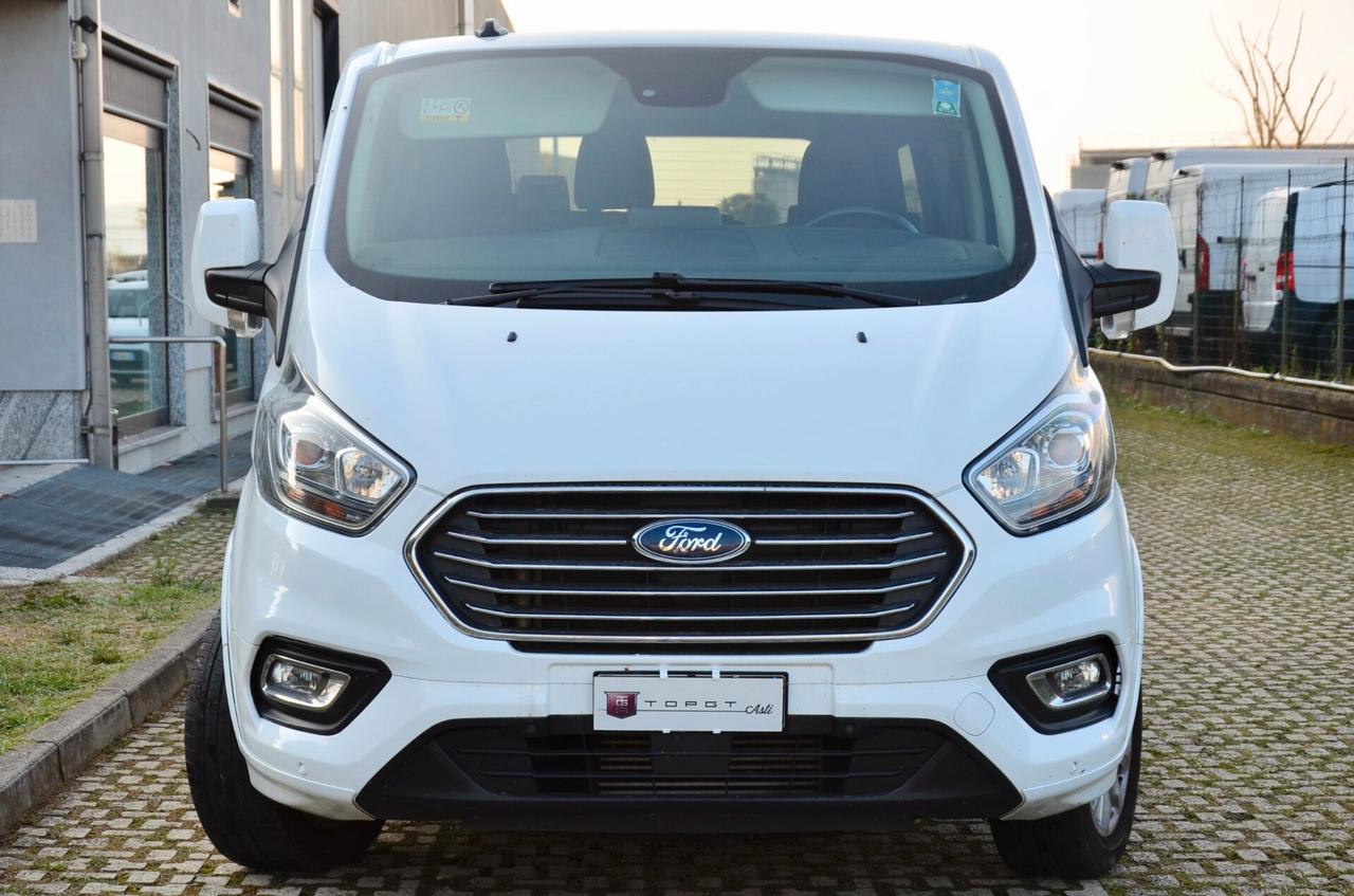 FORD TOURNEO CUSTOM 2.0 TDI 130cv 9 POSTI, VETTURA PRIVATA NO IVA, EURO 6D, PERMUTE