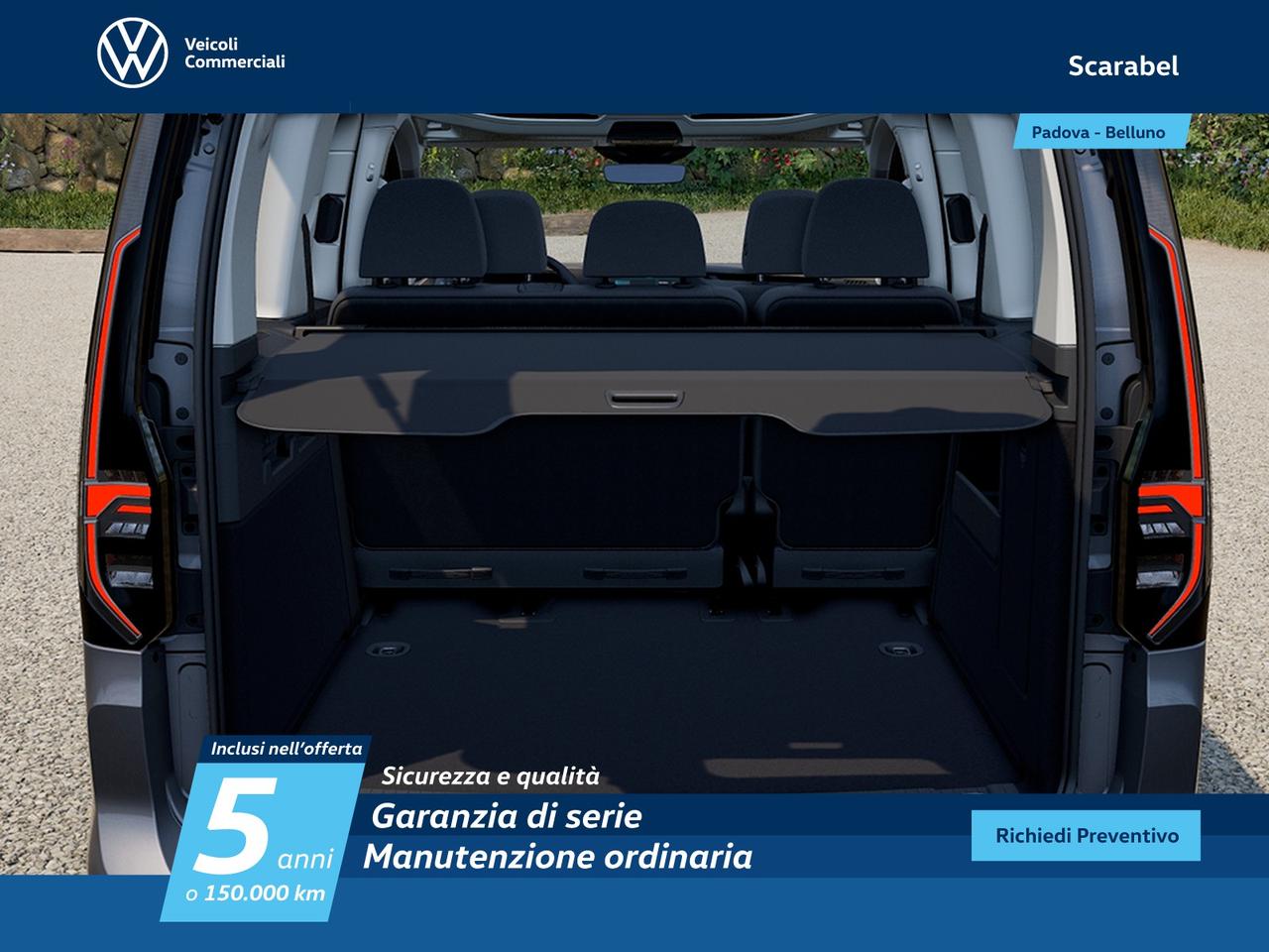 Volkswagen Caddy 1.5 phev 150cv life dsg