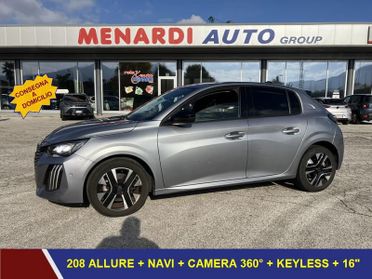 Peugeot 208 PureTech 100cv Allure NAVI +KEYLESS+CERCHI 16+CAMERA