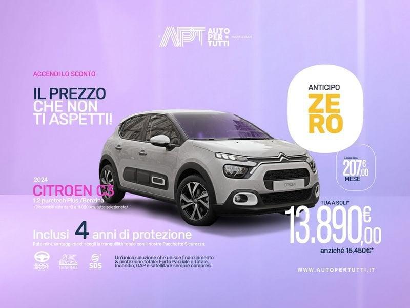 Citroën C3 C3 1.2 puretech Plus s&s 83cv neopatentati