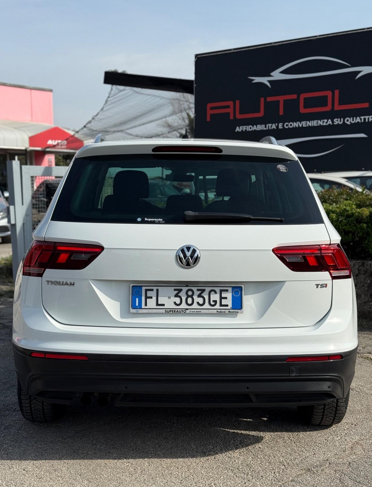 VW Tiguan 1.4 TSI 125CV MANUALE OK NEOPATENTATI