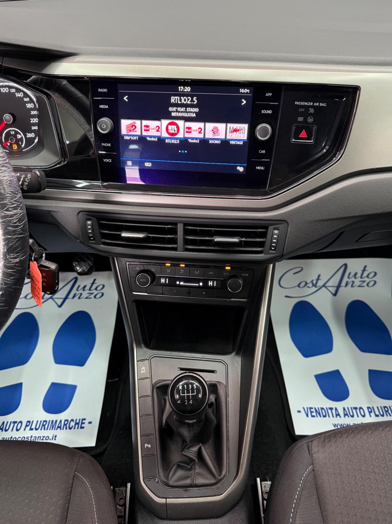 Volkswagen Polo 1.0 Benzina Comfortline BlueMotion 12/2018